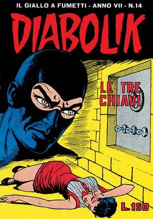 Copertina di DIABOLIK · 116 — Le tre chiavi