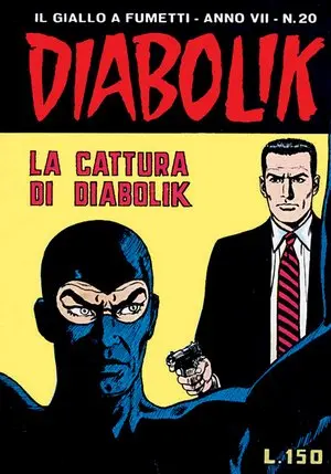Copertina di DIABOLIK · 122 — La cattura di Diabolik