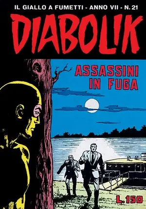 Copertina di DIABOLIK · 123 — Assassini in fuga