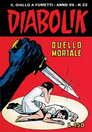 Copertina di DIABOLIK · 124 — Duello mortale