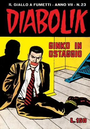 Copertina di DIABOLIK · 125 — Ginko in ostaggio