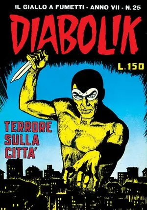 Copertina di DIABOLIK · 127 — Terrore sulla città