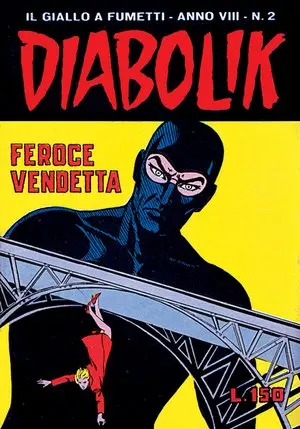 Copertina di DIABOLIK · 130 — Feroce vendetta