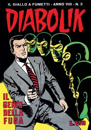 Copertina di DIABOLIK · 131 — Il genio della fuga
