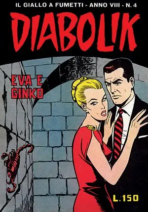 Copertina di DIABOLIK · 132 — Eva e Ginko
