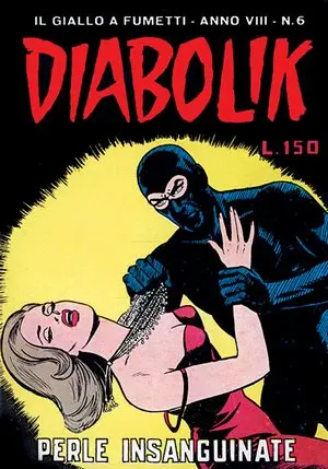 Copertina di DIABOLIK · 134 — Perle insanguinate