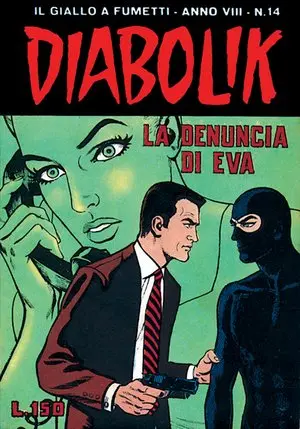 Copertina di DIABOLIK · 142 — La denuncia di Eva