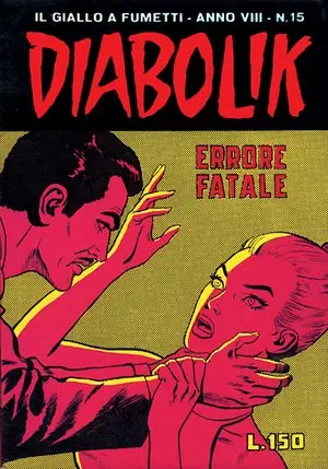 Copertina di DIABOLIK · 143 — Errore fatale