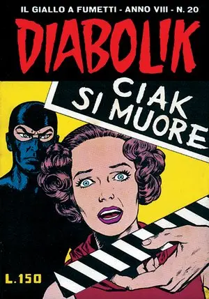 Copertina di DIABOLIK · 148 — Ciak! si muore