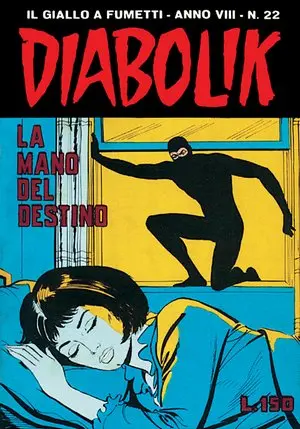 Copertina di DIABOLIK · 150 — La mano del destino