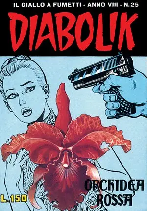 Copertina di DIABOLIK · 153 — Orchidea rossa