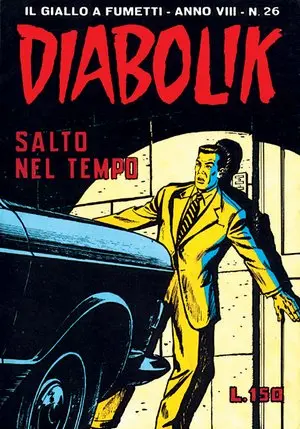 Copertina di DIABOLIK · 154 — Salto nel tempo