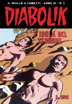 Copertina di DIABOLIK · 155 — L'isola del terrore