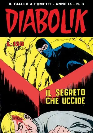 Copertina di DIABOLIK · 157 — Il segreto che uccide