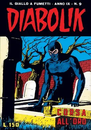 Copertina di DIABOLIK · 163 — Corsa all'oro