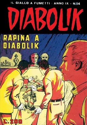 Copertina di DIABOLIK · 168 — Rapina a Diabolik