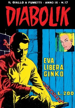 Copertina di DIABOLIK · 171 — Eva libera Ginko