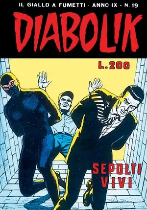 Copertina di DIABOLIK · 173 — Sepolti vivi
