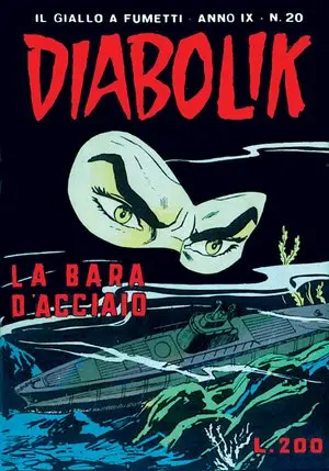 Copertina di DIABOLIK · 174 — La bara d'acciaio