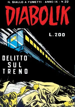Copertina di DIABOLIK · 176 — Delitto sul treno