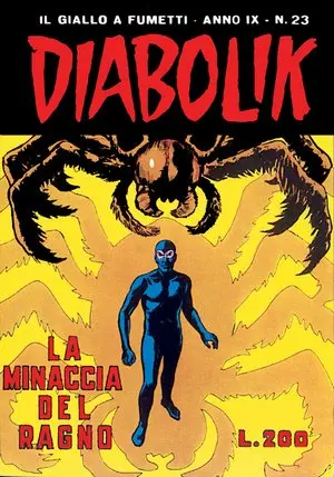 Copertina di DIABOLIK · 177 — La minaccia del ragno