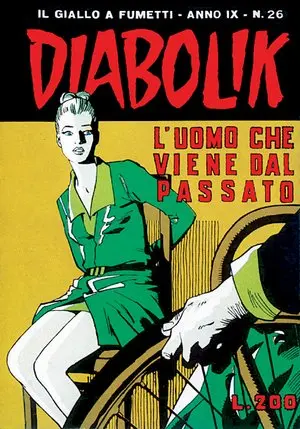 Copertina di DIABOLIK · 180 — L'uomo che viene dal passato