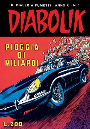 Copertina di DIABOLIK · 181 — Pioggia di miliardi