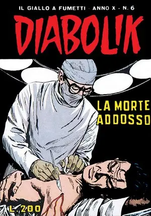Copertina di DIABOLIK · 186 — La morte addosso
