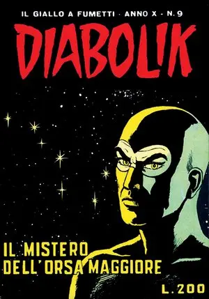 Copertina di DIABOLIK · 189 — Il mistero dell'orsa maggiore