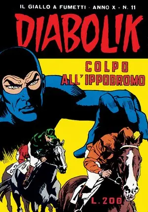 Copertina di DIABOLIK · 191 — Colpo all'ippodromo