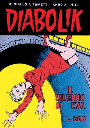 Copertina di DIABOLIK · 194 — Il suicidio di Eva