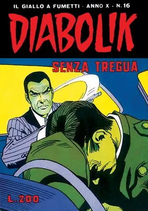 Copertina di DIABOLIK · 196 — Senza tregua
