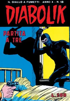 Copertina di DIABOLIK · 198 — Partita a tre