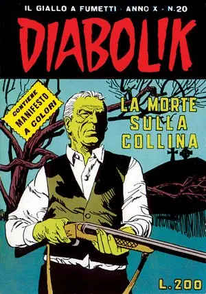 Copertina di DIABOLIK · 200 — La morte sulla collina