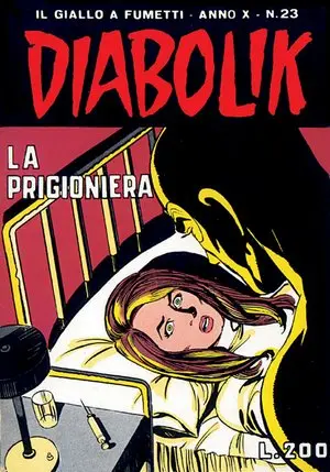 Copertina di DIABOLIK · 203 — La prigioniera