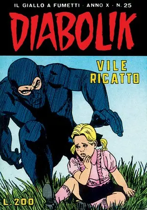 Copertina di DIABOLIK · 205 — Vile ricatto
