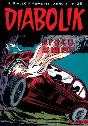 Copertina di DIABOLIK · 206 — Gioco di morte