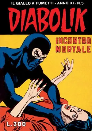 Copertina di DIABOLIK · 211 — Incontro mortale