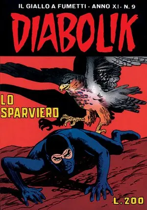 Copertina di DIABOLIK · 215 — Lo sparviero