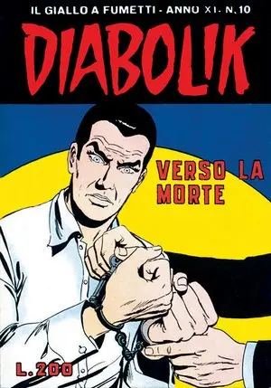 Copertina di DIABOLIK · 216 — Verso la morte