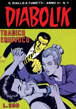 Copertina di DIABOLIK · 217 — Tragico equivoco