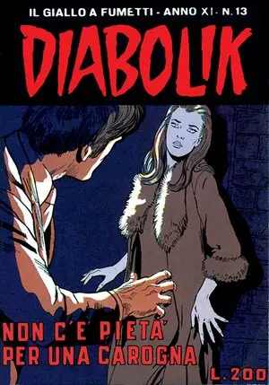 Copertina di DIABOLIK · 219 — Non c'è pietà per una carogna
