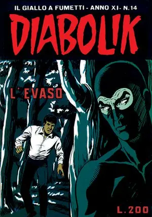 Copertina di DIABOLIK · 220 — L'evaso