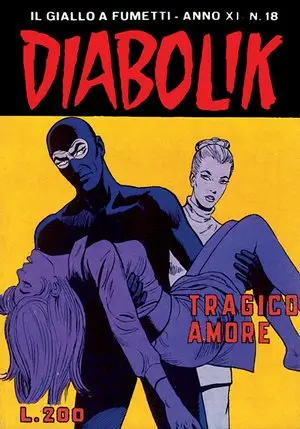 Copertina di DIABOLIK · 224 — Tragico amore