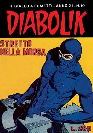 Copertina di DIABOLIK · 225 — Stretto nella morsa
