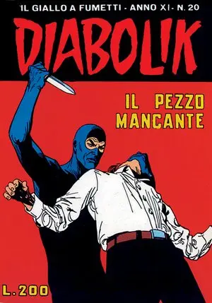 Copertina di DIABOLIK · 226 — Il pezzo mancante