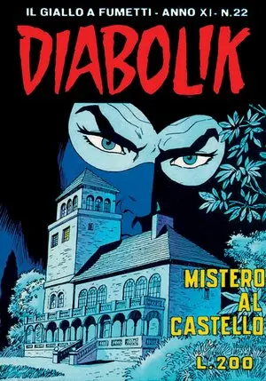 Copertina di DIABOLIK · 228 — Mistero al castello