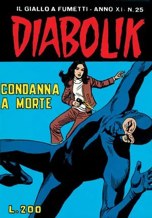 Copertina di DIABOLIK · 231 — Condanna a morte