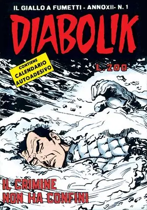 Copertina di DIABOLIK · 233 — Il crimine non ha confini