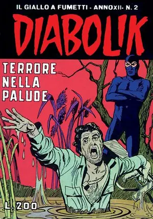 Copertina di DIABOLIK · 234 — Terrore nella palude